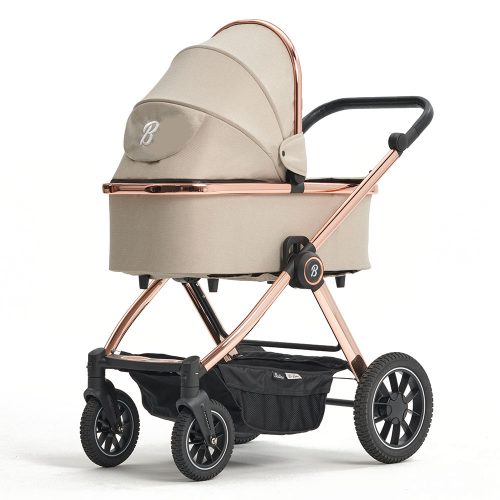 Barnevogn bellino rosegull beige