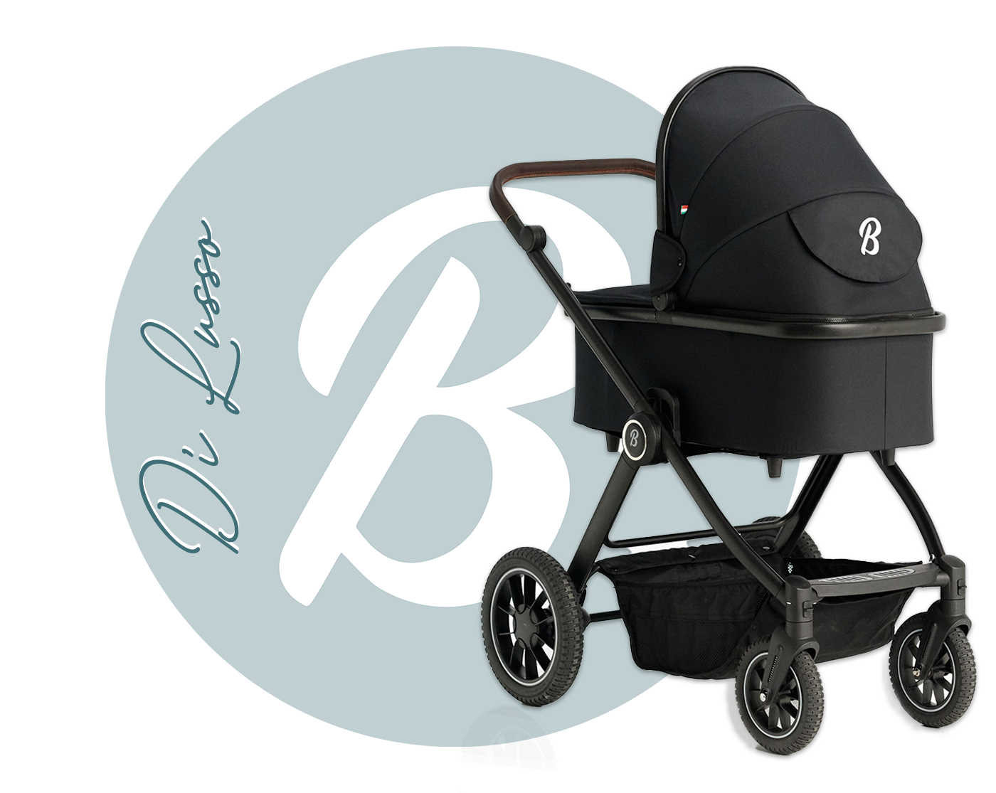Barnevogn best i test bellino svart di lusso