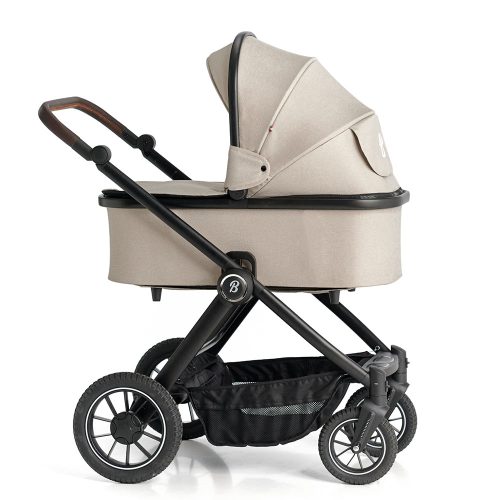 Bellino barnevogn beige og svart barnevogn