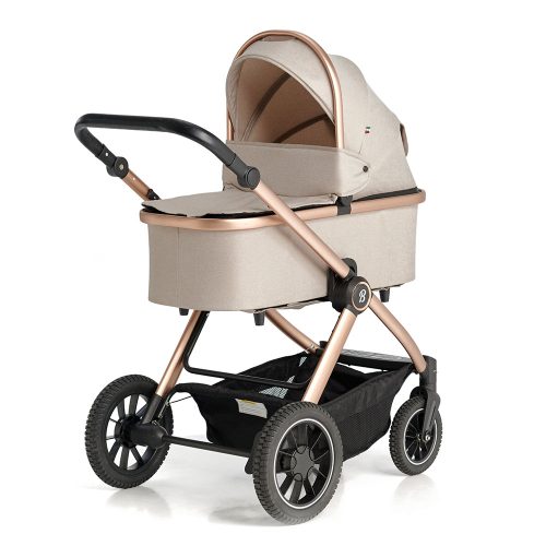 Di Lusso best i test beige barnevogn