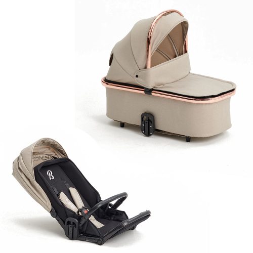 barnevogn di lusso polished rosegull