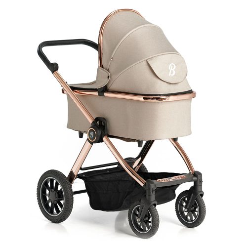 di lusso polished rosegull barnevogn